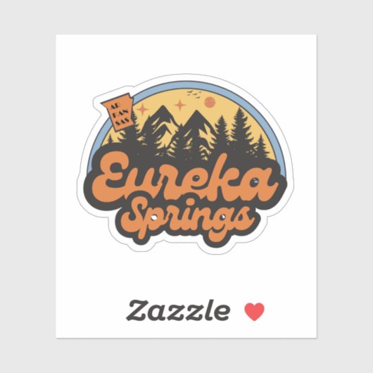 Eureka Springs, Arkansas Sticker (Blatt)
