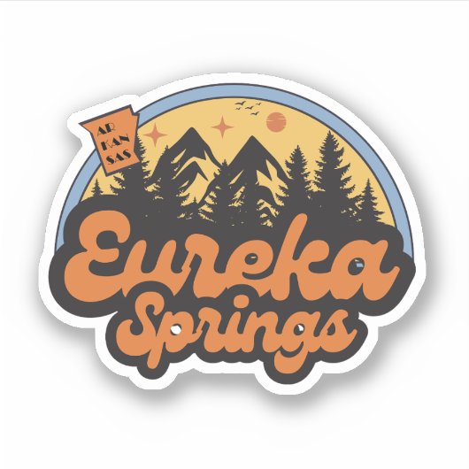Eureka Springs, Arkansas Sticker (Vorderseite)