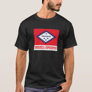 Eureka Springs Arkansas Usa Flag Souvenir T-Shirt