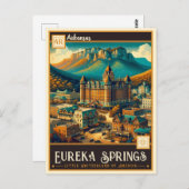 Eureka Springs, Arkansas | VINTAG Postkarte (Vorne/Hinten)