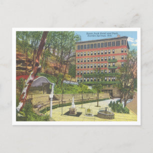 Eureka Springs Arkansas Vintage Basin Park Postkarte