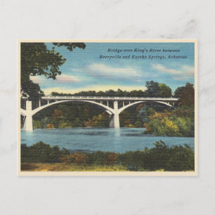 Eureka Springs Arkansas Vintage King's River Postkarte