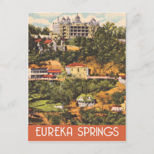Eureka Springs, Arkansas, Vintage Postkarte