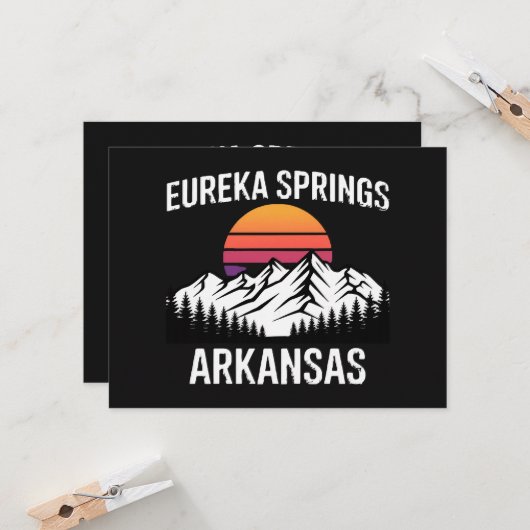 Eureka Springs Einladung (Vorderseite/Rückseite Beispiel)