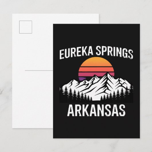 Eureka Springs Einladungspostkarte (Vorne/Hinten)