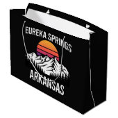 Eureka Springs Große Geschenktüte (Rückseite Schrägansicht)