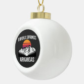 Eureka Springs Keramik Kugel-Ornament (Rechts)