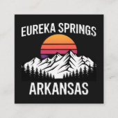 Eureka Springs Quadratische Visitenkarte (Vorderseite)
