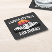 Eureka Springs Rechteckiger Pappuntersetzer (angewinkelt)