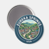 Eureka Springs USA Magnet (Vorderseite/Rückseite)