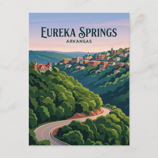 Eureka Springs USA Postkarte (Vorderseite)