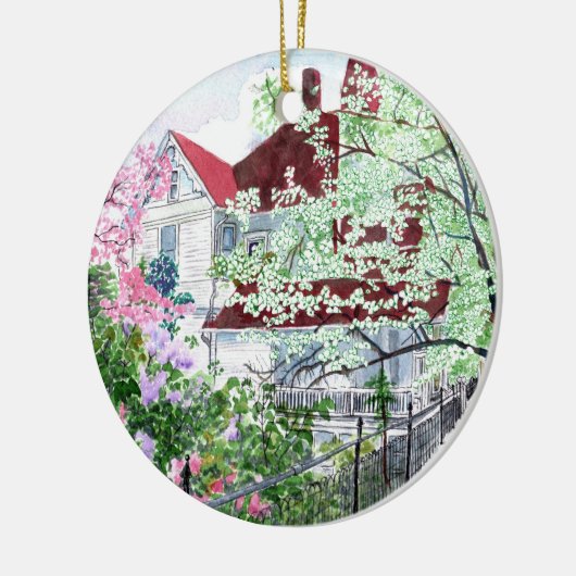 Eureka Springs viktorianisch Keramik Ornament (Links)