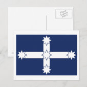 Eureka Stockade Flag Postkarte (Vorne/Hinten)