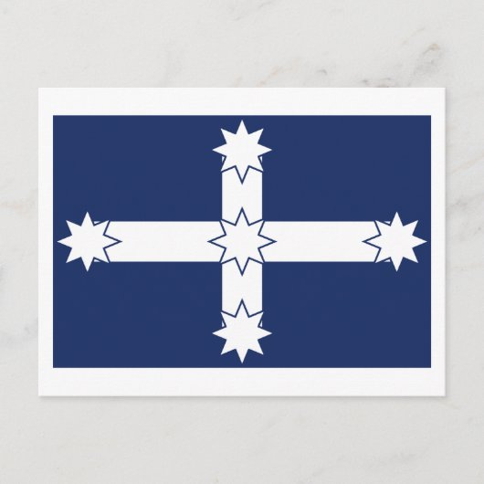 Eureka Stockade Flag Postkarte (Vorderseite)