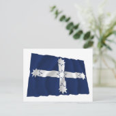 Eureka Stockade Waving Flag Postkarte (Stehend Vorderseite)