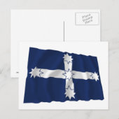 Eureka Stockade Waving Flag Postkarte (Vorne/Hinten)