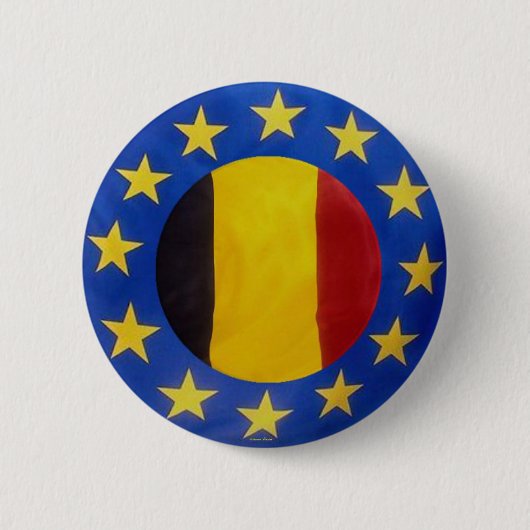 Euro 2008 - Belgien - Schaltfläche Button (Vorderseite)