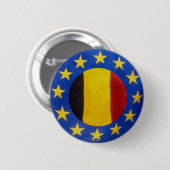 Euro 2008 - Belgien - Schaltfläche Button (Vorne & Hinten)