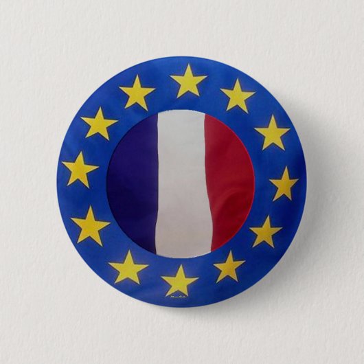 Euro 2008 - Frankreich-Knopf Button (Vorderseite)