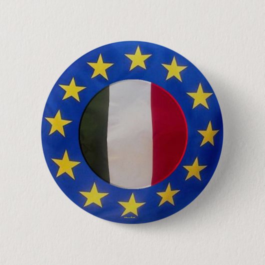 Euro 2008 -Italien- Button (Vorderseite)