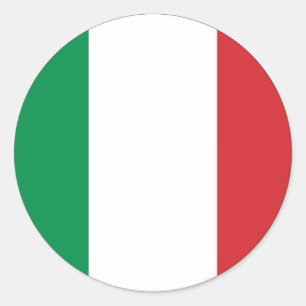 Euro-Aufkleber Italiens Italien Runder Aufkleber