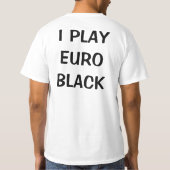 EURO~BLACK T-Shirt (Rückseite)