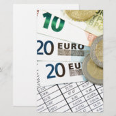 Euro Briefpapier (Vorne/Hinten)