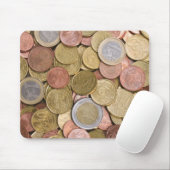 Euro Cent Geld Mousepad (Mit Mouse)
