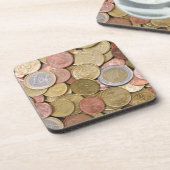 Euro Cent Getränkeuntersetzer (Linke Seite)