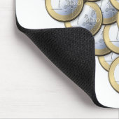 Euro Coins - Herzmuster - Mousepad (Ecke)
