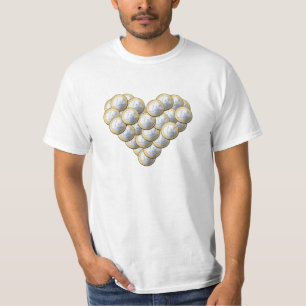 Euro Coins - Herzmuster - Shirt, Stil wählen T-Shirt