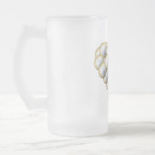 Euro Coins - Herzmuster - Tasse, Stil wählen Mattglas Bierglas (Links)