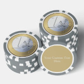 Euro-Counter-Poker-Chips Pokerchips (Stapel)