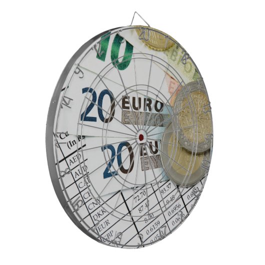 Euro Dartscheibe (Vorderseite Links)