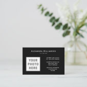 Euro-DIY-Foto-Logo beidseitig mit horizontalem Hin Visitenkarte (Stehend Vorderseite)