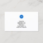 Euro Dollar Yen Pfund Devisenkarte Visitenkarte (Rückseite)