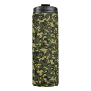 Euro Frühlings-Tarnmuster Thermosbecher