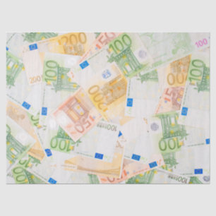 Euro-Geldpapier Seidenpapier