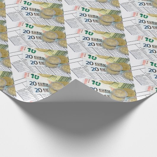 Euro Geschenkpapier (Ecke)