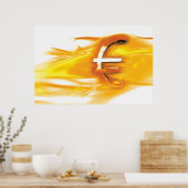 Euro-Gold-Symbol Poster (Küche)