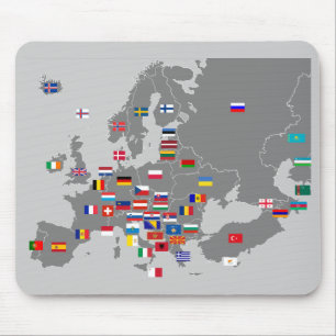 Euro kennzeichnet mousepad