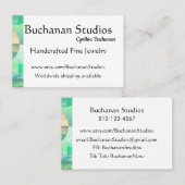 Euro Large Personalize Text Feminine Memable Visitenkarte (Vorne/Hinten)