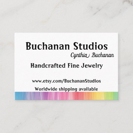 Euro Large Personalize Text Frauen Grab Aufmerksam Visitenkarte (Vorderseite)