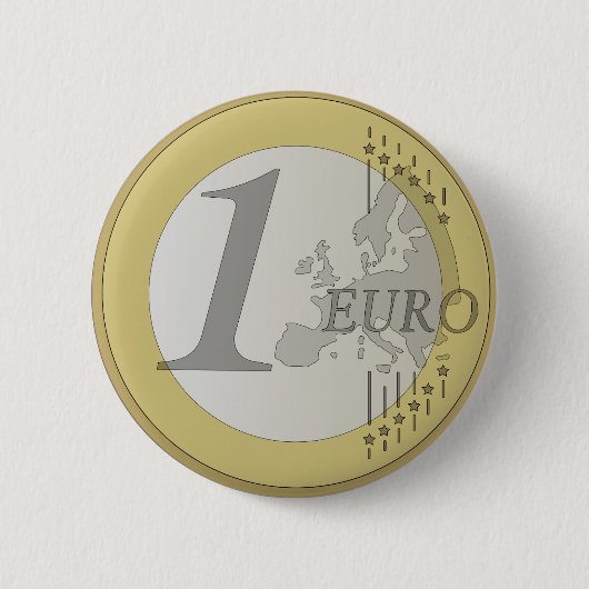 Euro-Münze Button (Vorderseite)