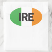 Euro Oval Ireland Car Sticker (Tasche)