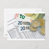 Euro Postkarte (Vorne/Hinten)