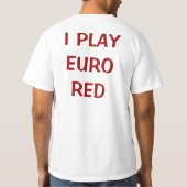EURO~RED T-Shirt (Rückseite)