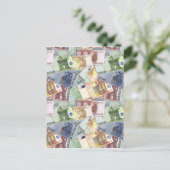 Euro-Reise Postkarte (Stehend Vorderseite)