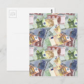 Euro-Reise Postkarte (Vorne/Hinten)