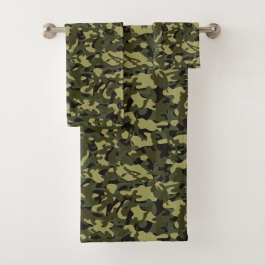 Euro Spring Camouflage Badhandtuch Set (Insitu)